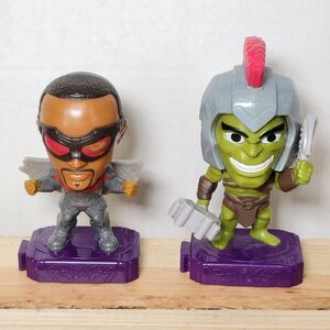 Set of 2 McDonald's Happy Meal Toy "2020 Gladiator Hulk" & "2020 Falcon"